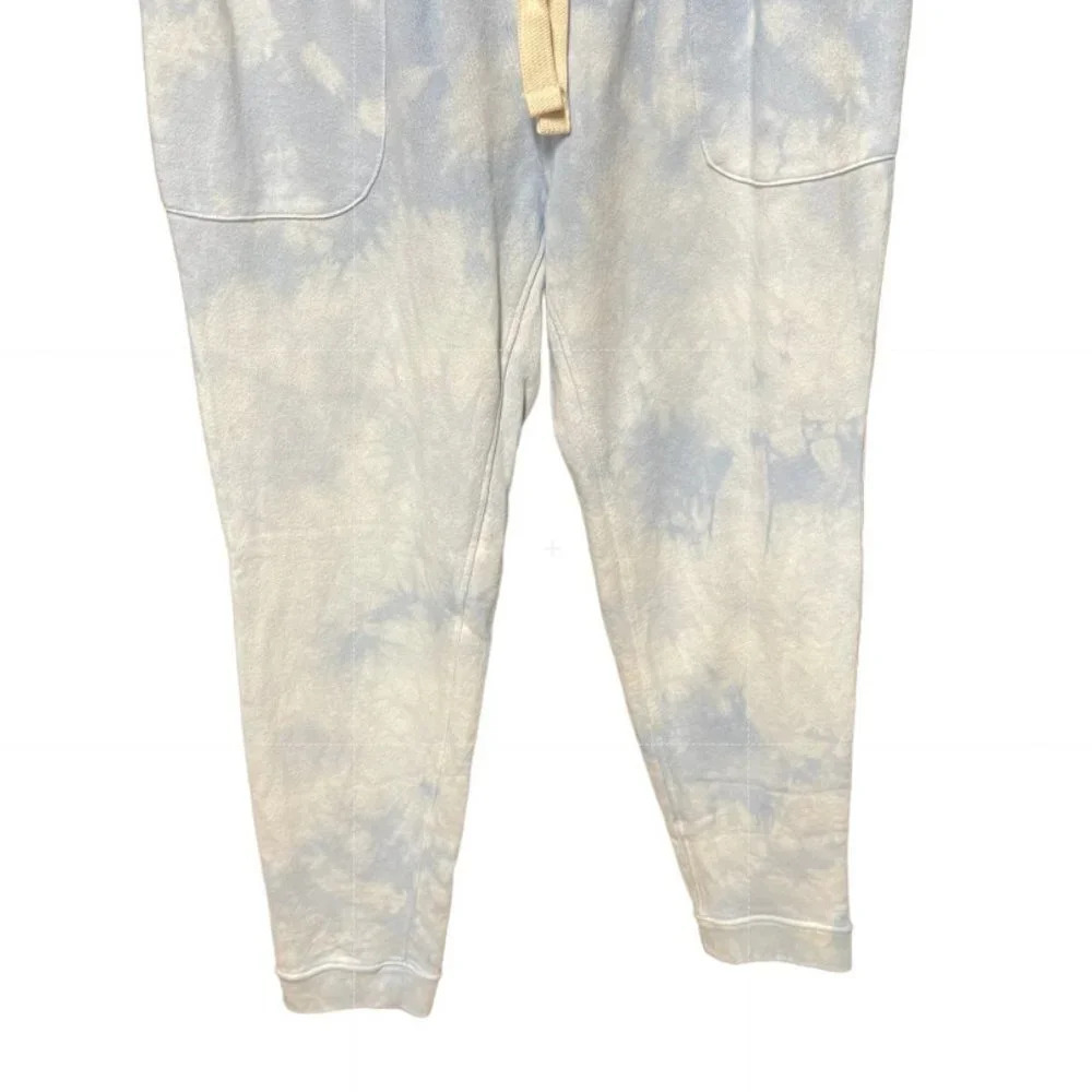 Faherty Bells Tie Dye Jogger Sweatpants Blue Size Large - Picture 4 of 10